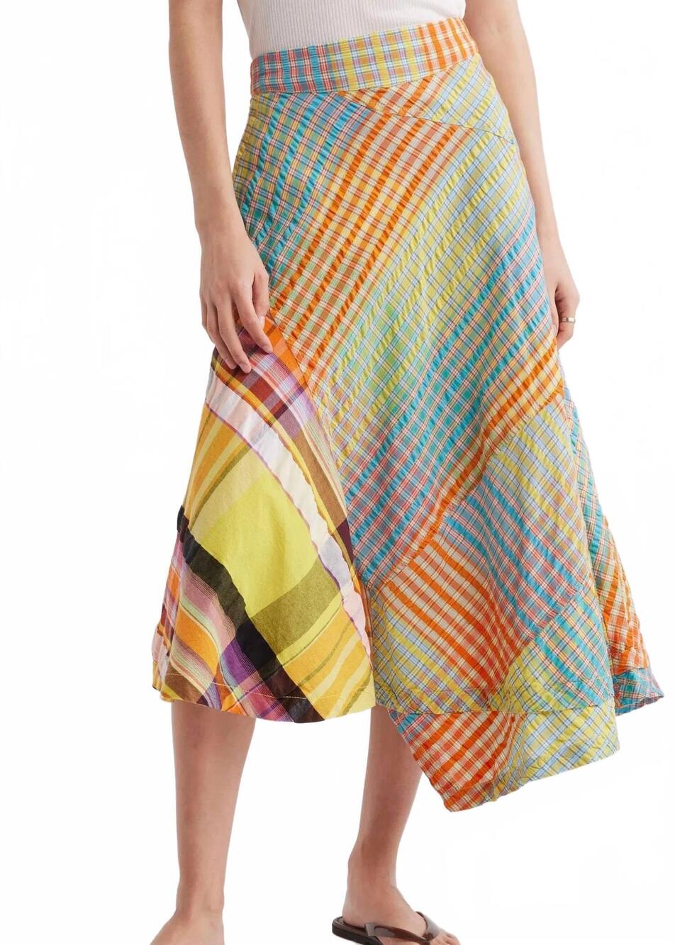 NEW FREE PEOPLE rivoli midi skirt in multicolor